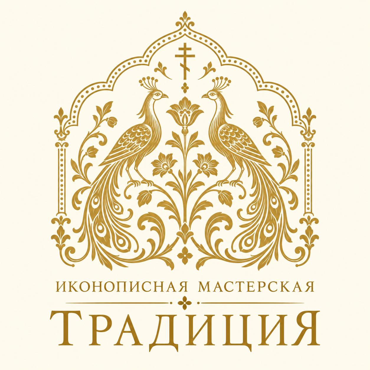 Логотип № 3, Райские птицы и цветущая ветвь