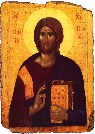 Спас Вседержитель (Пантократор), Афон, около 1363 года · Эрмитаж