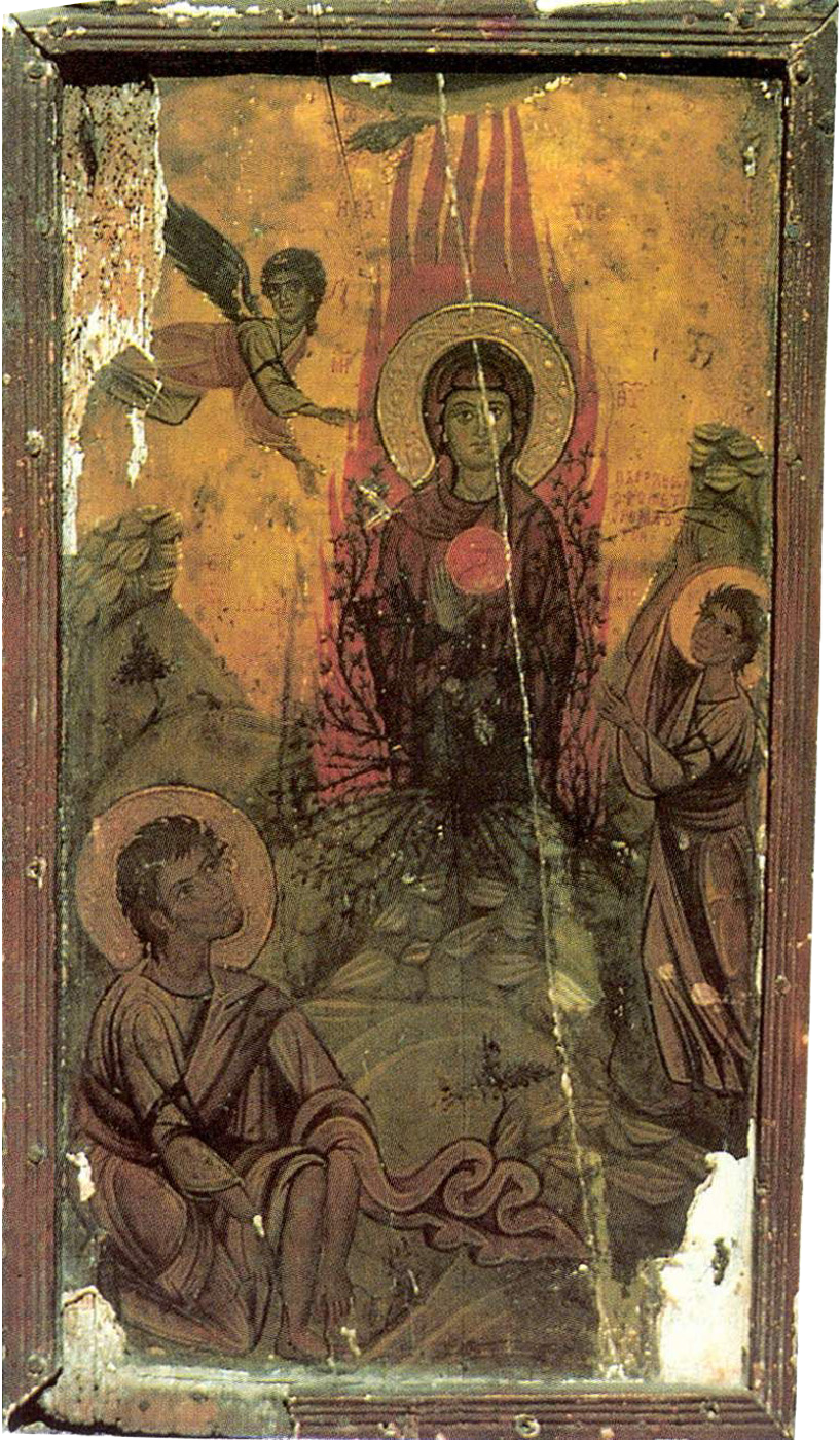 Богоматерь Неопалимая Купина, Старинный образ, XVIII век