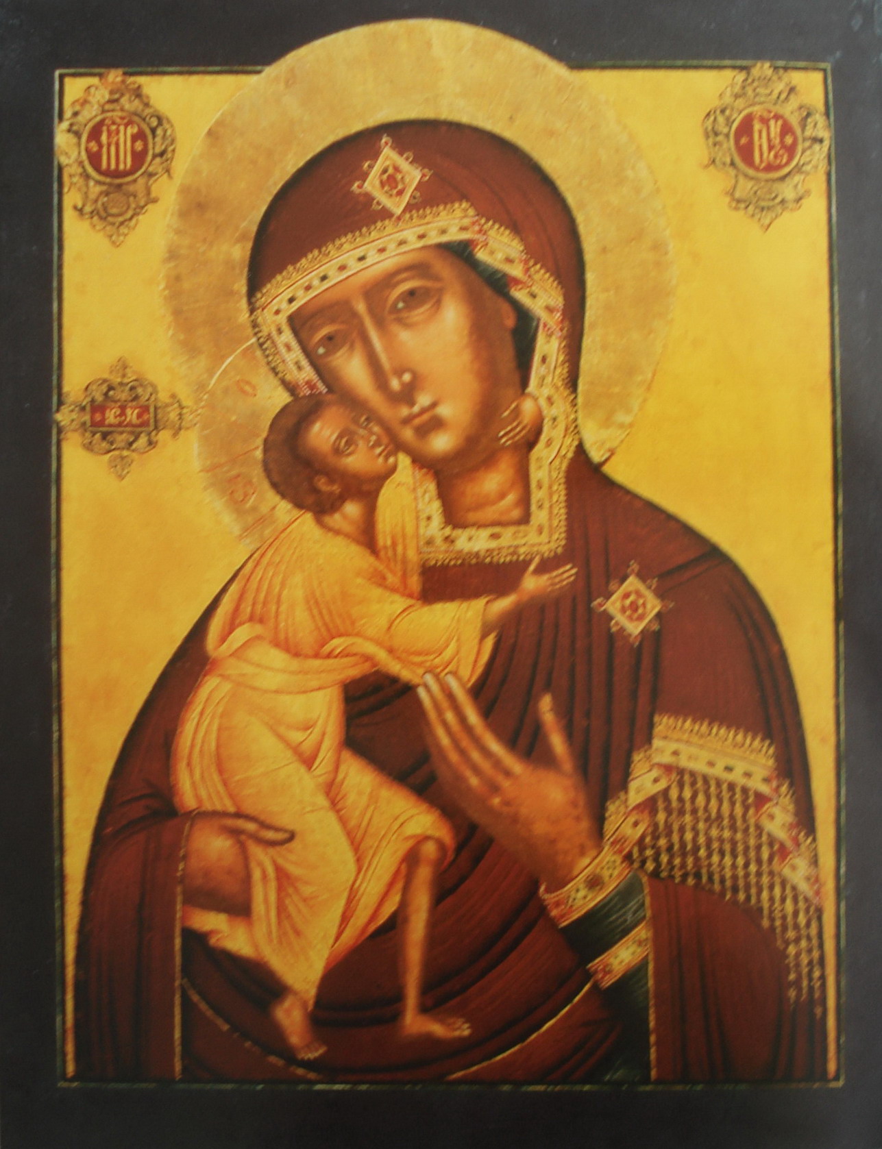 Богоматерь Феодоровская, Ярославский музей-заповедник, конец XVII века