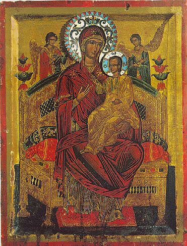 Богоматерь Всецарица, Афонский образ, XVII век